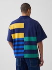 Gap &times; Sean Wotherspoon オーバーサイズ ミックスストライプ ボクシーポロシャツ-2