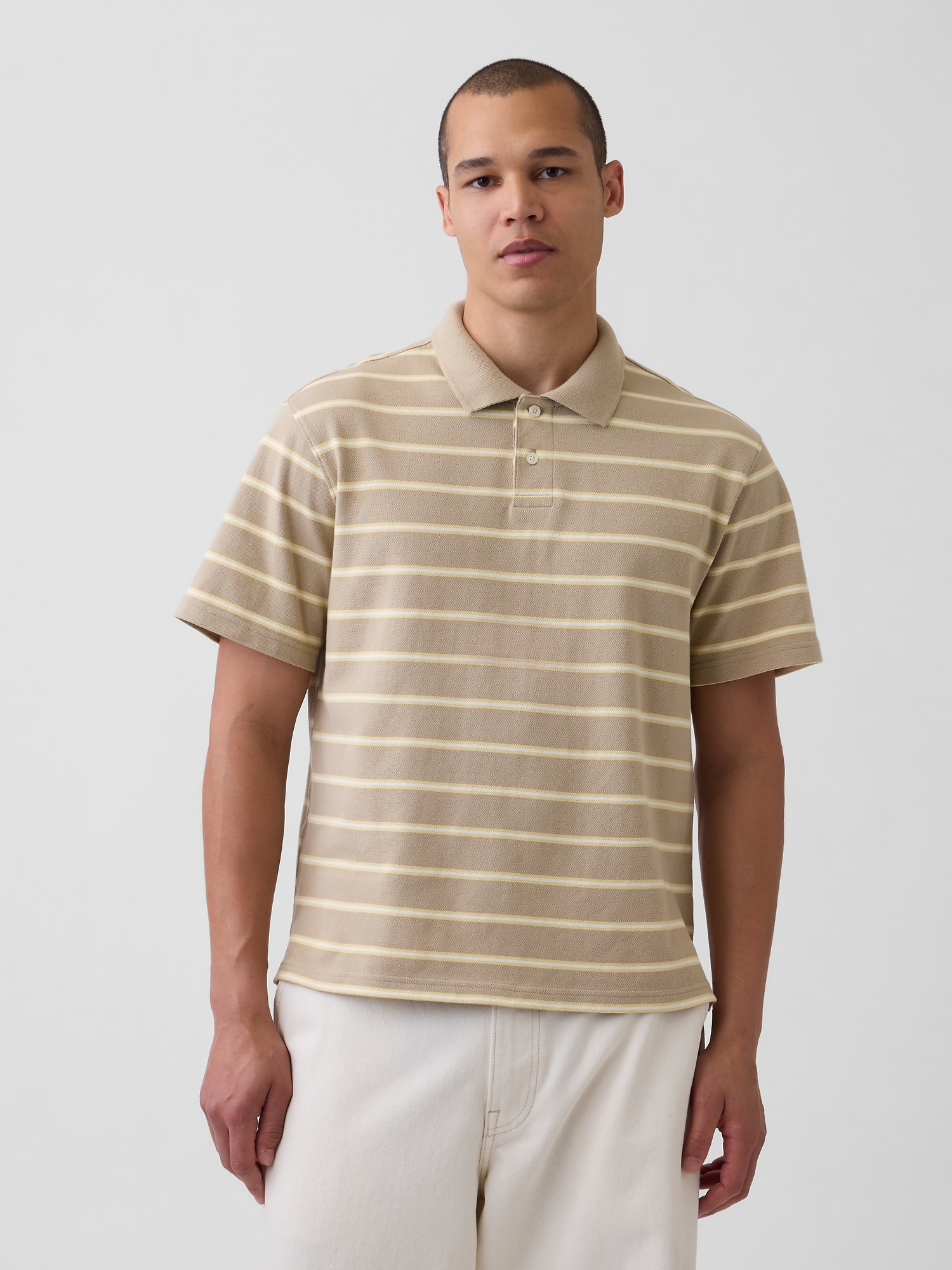 Relaxed Pique Polo