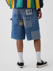 Gap &times; Sean Wotherspoon バギー パッチワーク デニムショートパンツ-3