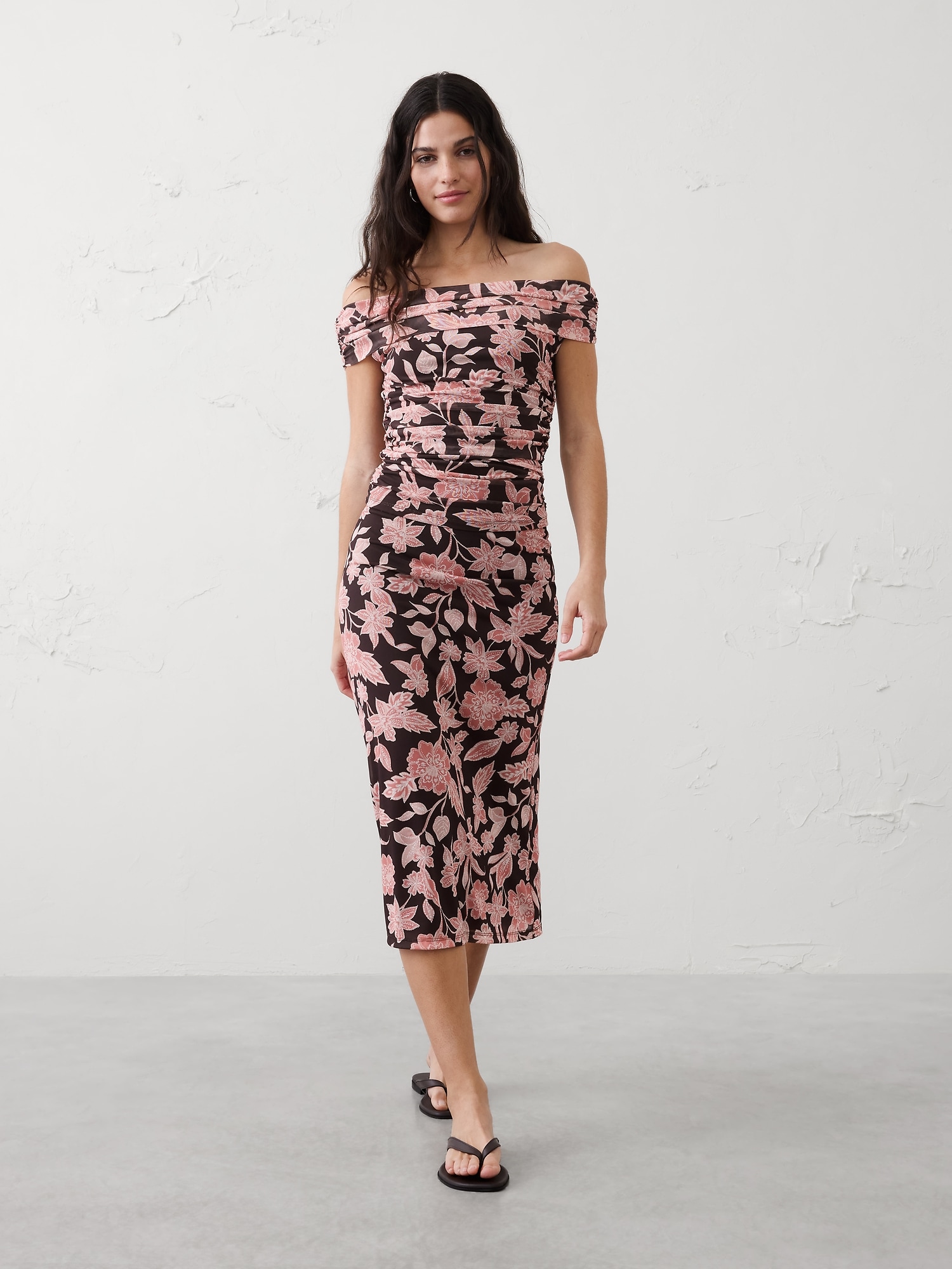 Mesh Midi Skirt