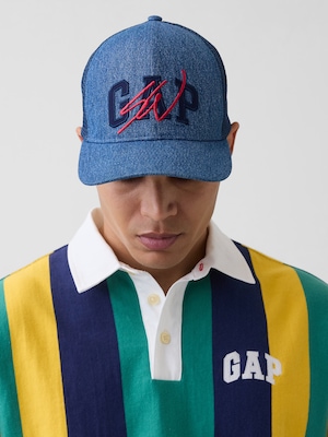Gap &times; Sean Wotherspoon デニム＆メッシュロゴ ベースボールハット