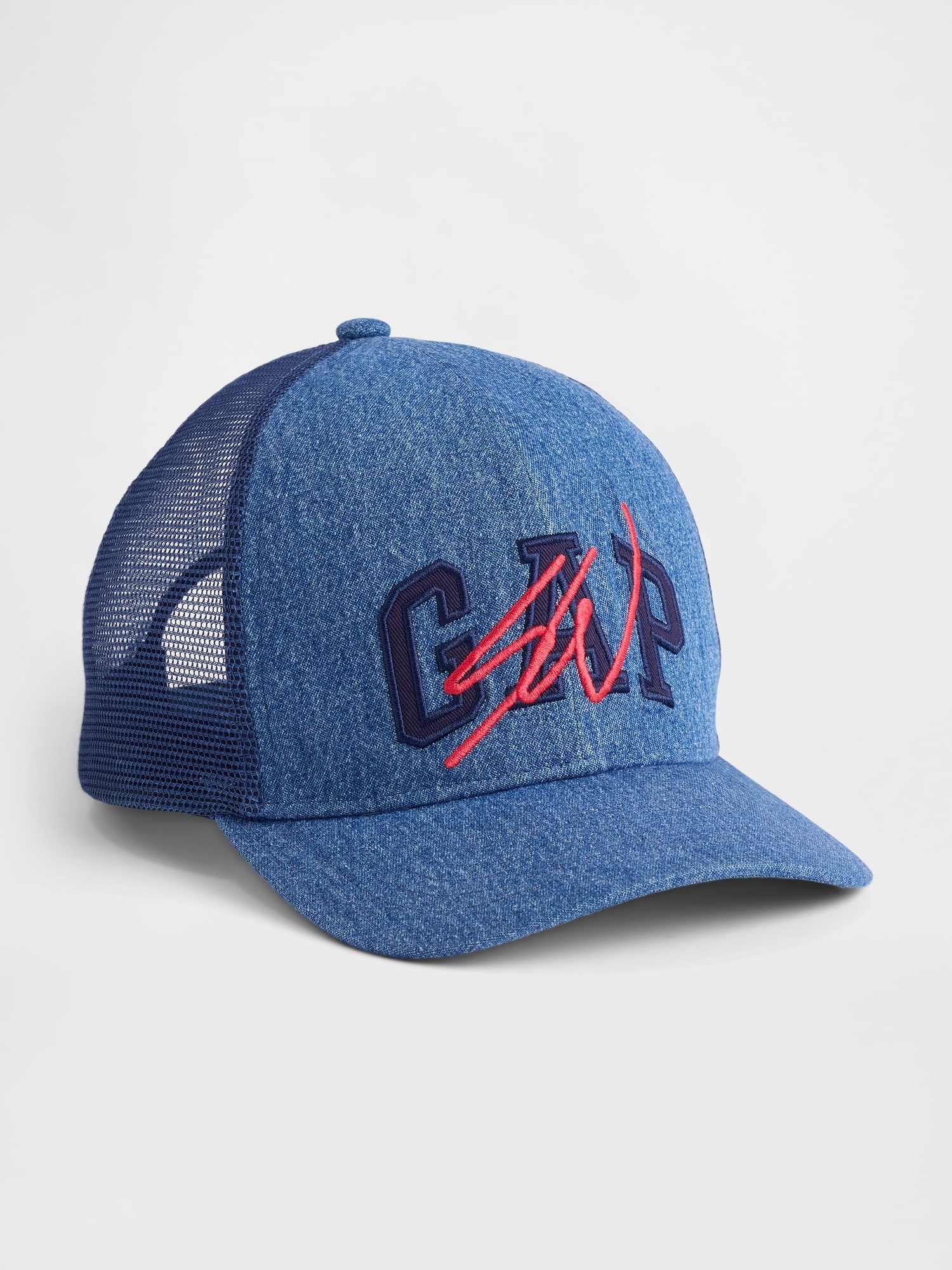 Gap &times; Sean Wotherspoon デニム＆メッシュロゴ ベースボールハット-3