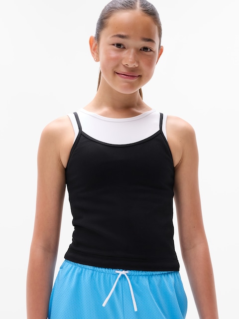 Athleta Girl Rise Above Rib Double Up Tank