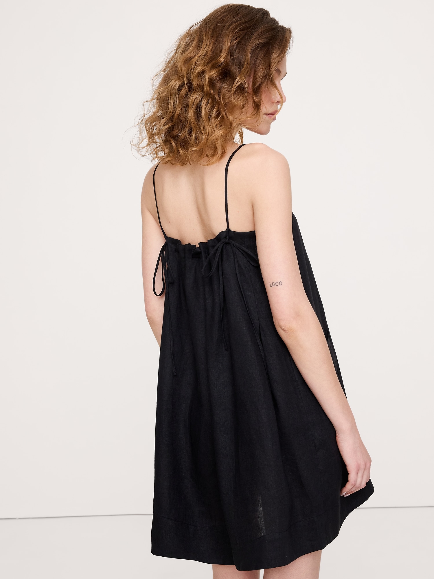 Linen Mini Dress