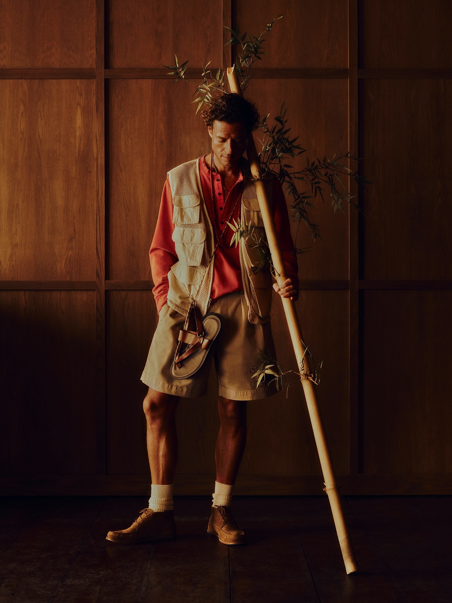 Archive Reissue プリーツ フィッシング ショートパンツ-1