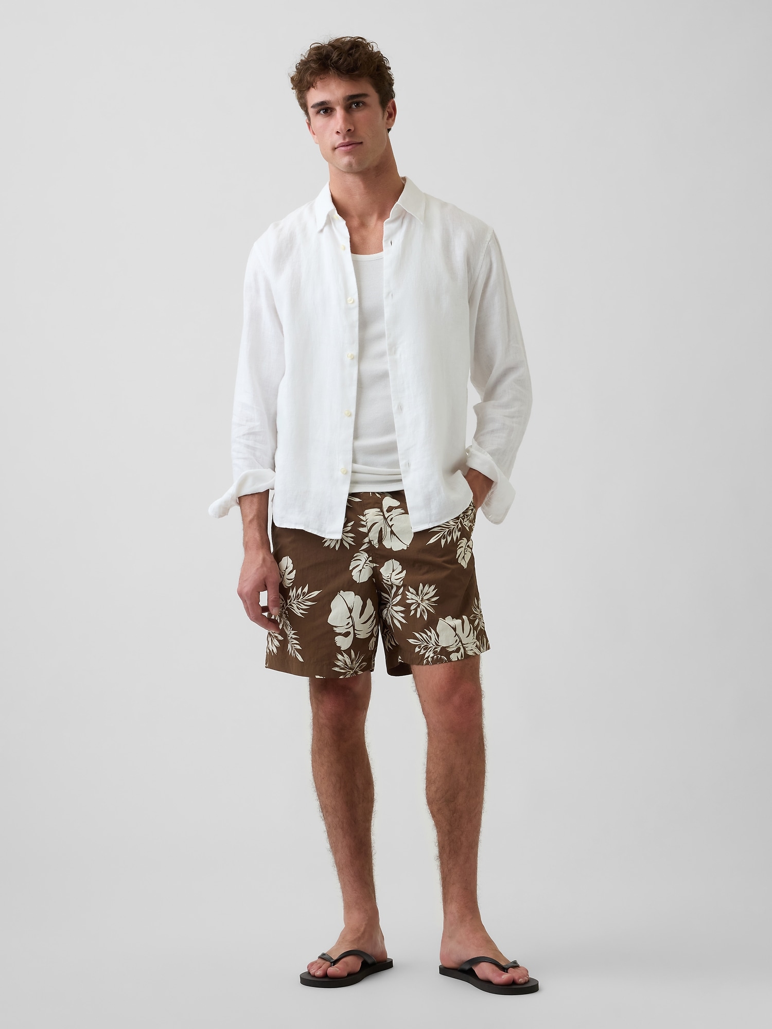 6" Relaxed Swim Trunks