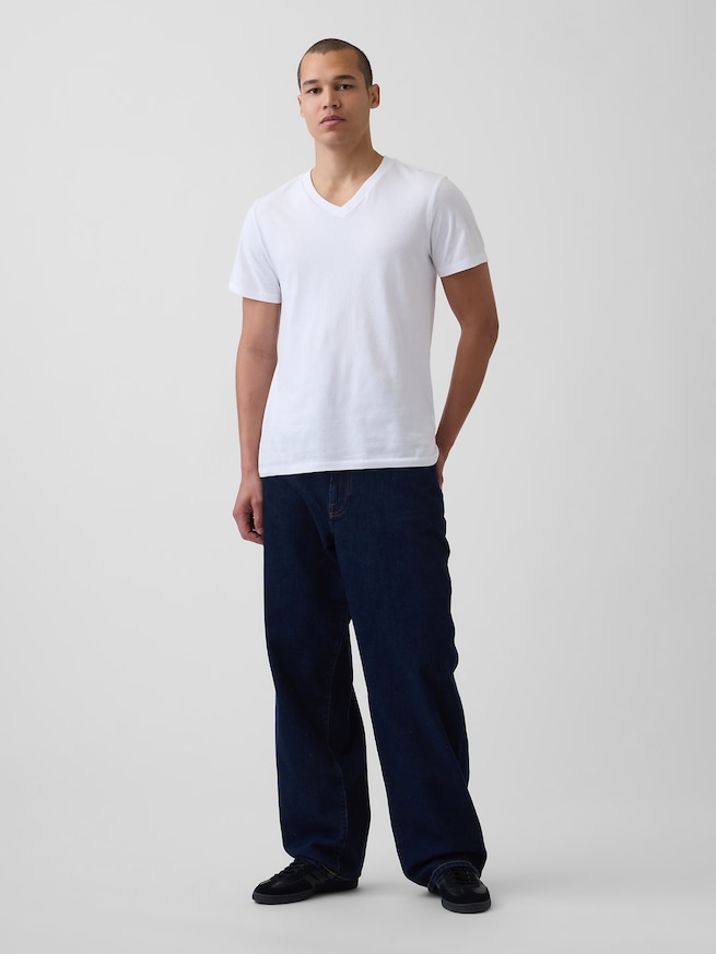 スタンダードVネックTシャツ-2