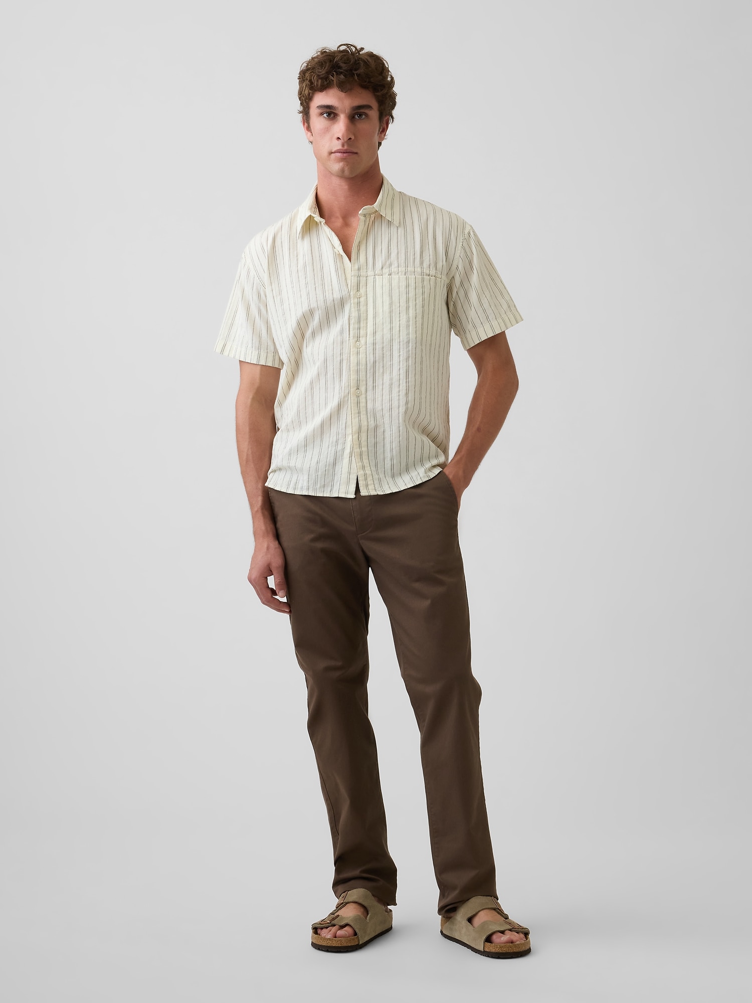 Modern Straight Khakis