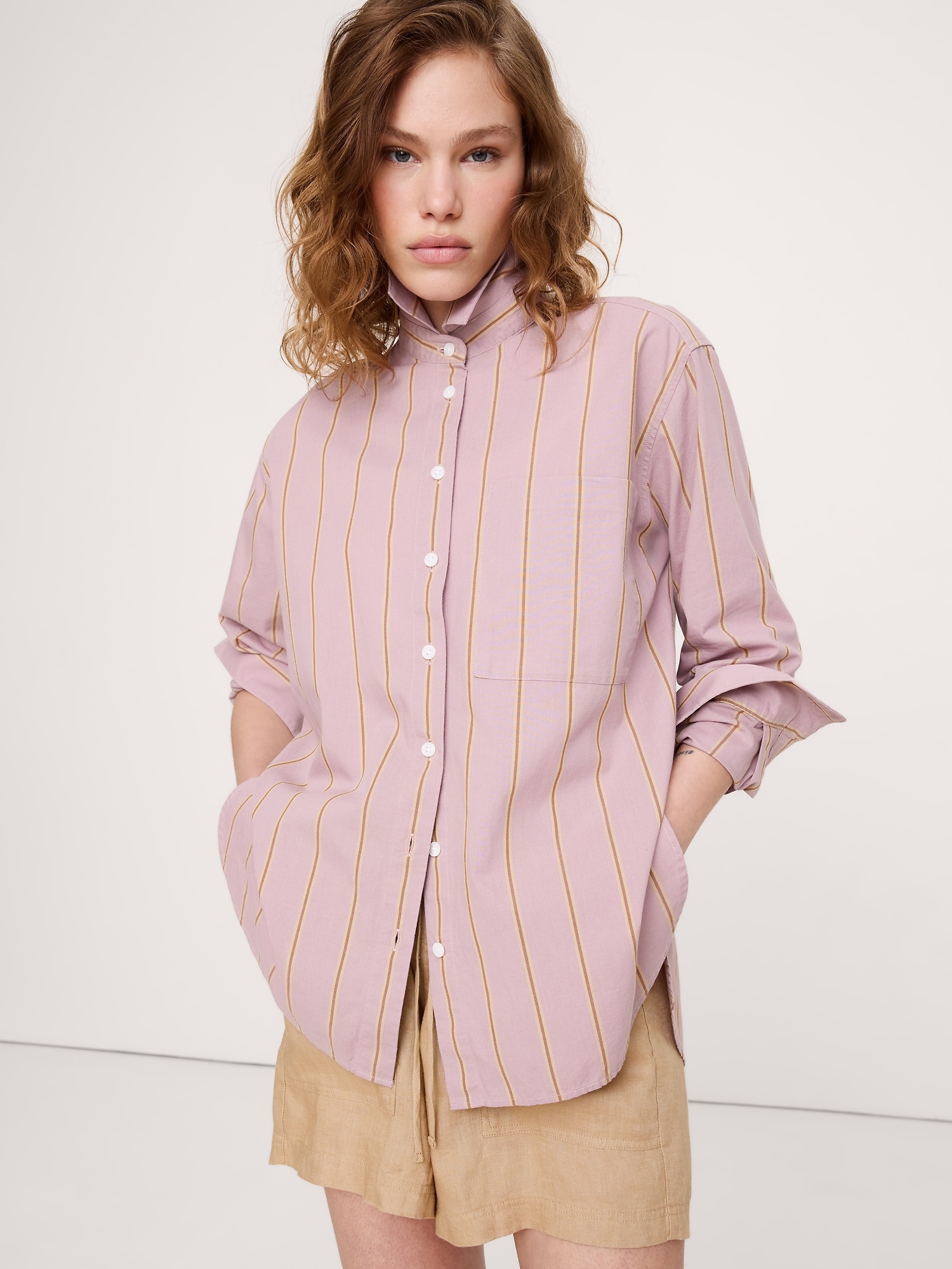 The Oversized Shirt Breezy-Cotton