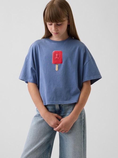 オーバーサイズ グラフィックTシャツ (キッズ)