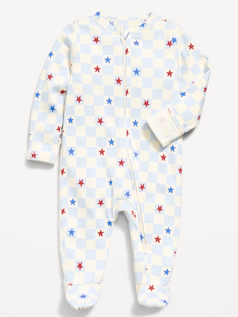 2-Way-Zip Sleep & Play Footed One-Piece for Baby