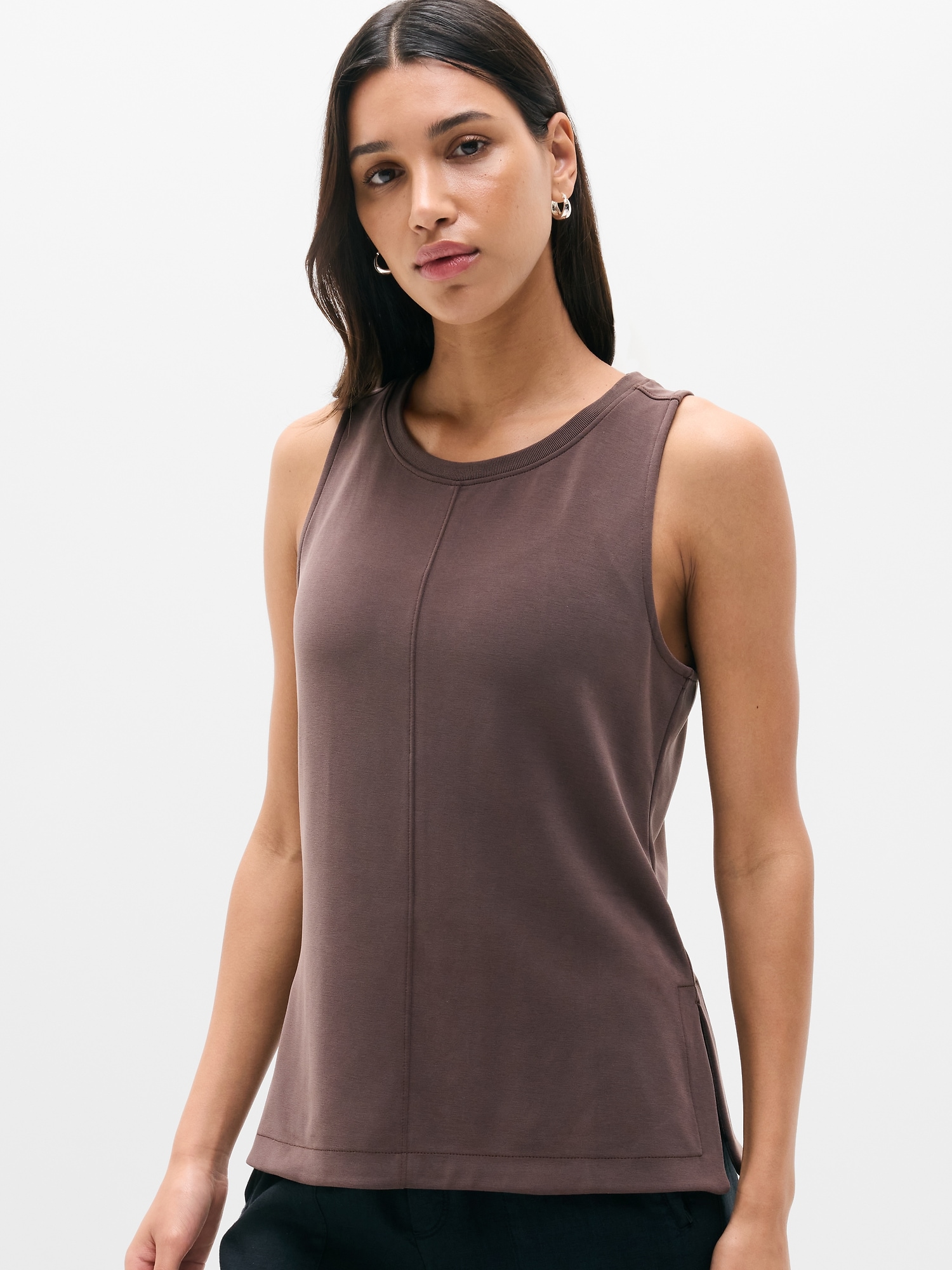 Athleta Seasoft Tank In Woodland