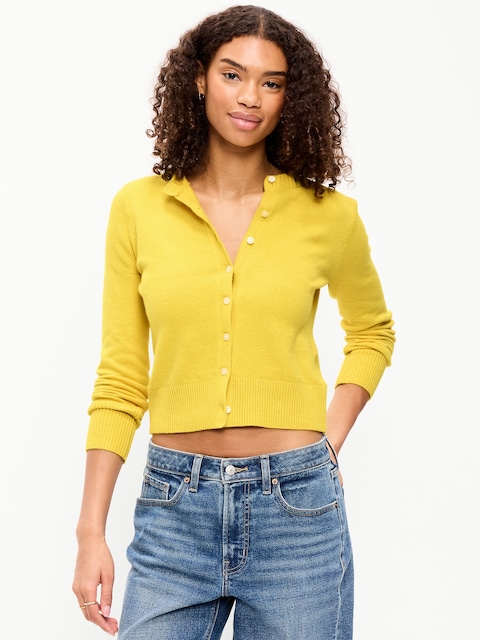 CARDIGAN COURT RAS DU COU SOSOFT