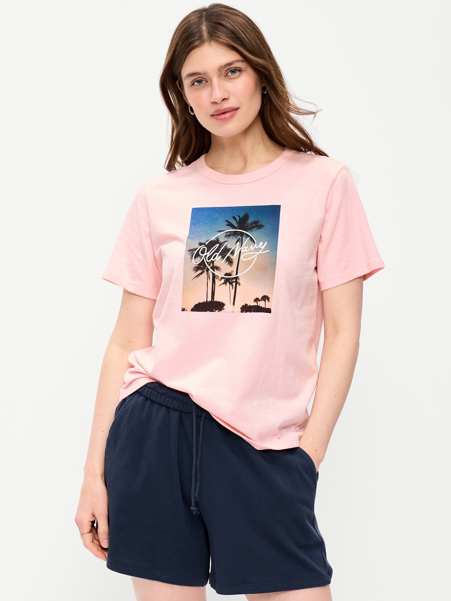 T-SHIRT PASSE-PARTOUT RAS DU COU À LOGO IMPRIMÉ