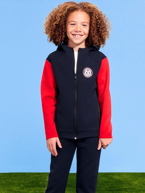 Dynamic Fleece USA Full-Zip Graphic Hoodie for Boys