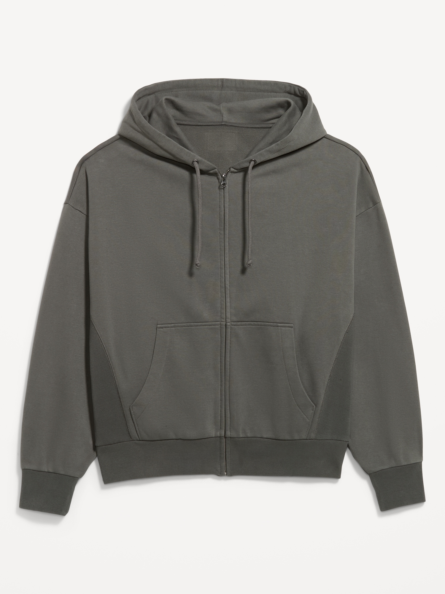 Oversized Heavyweight Full-Zip Rotation Hoodie