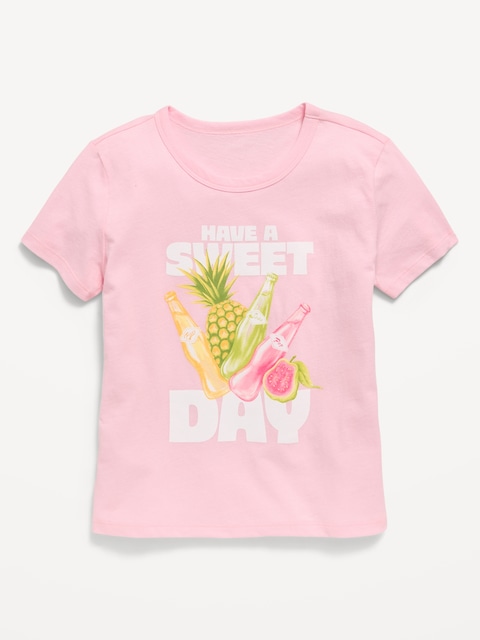 T-SHIRT À MANCHES COURTES À IMPRIMÉ POUR FILLE