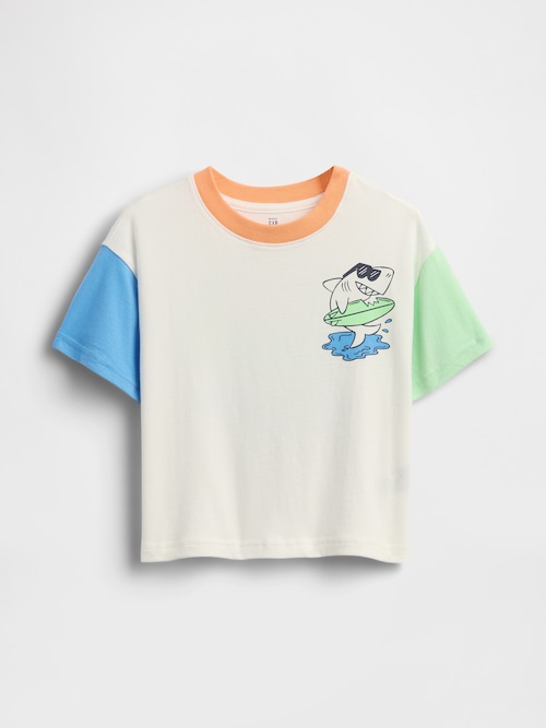 オーバーサイズ グラフィックTシャツ (幼児・ベビー)