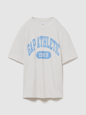 リラックスフィット フレンチテリー グラフィックTシャツ