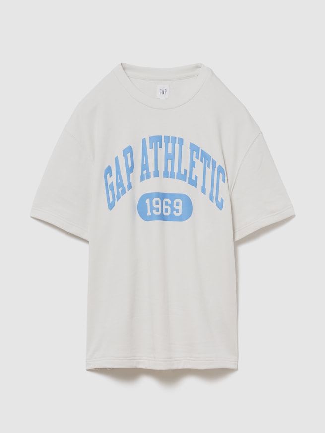 リラックスフィット フレンチテリー グラフィックTシャツ-0