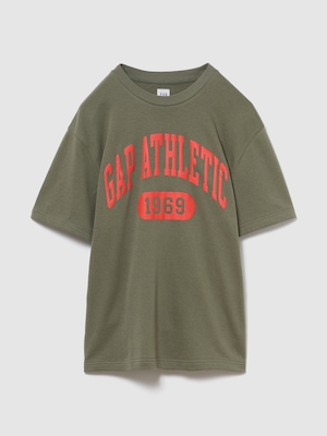 リラックスフィット フレンチテリー グラフィックTシャツ