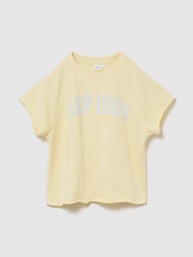 リラックスフィット フレンチテリー グラフィック Tシャツ-0