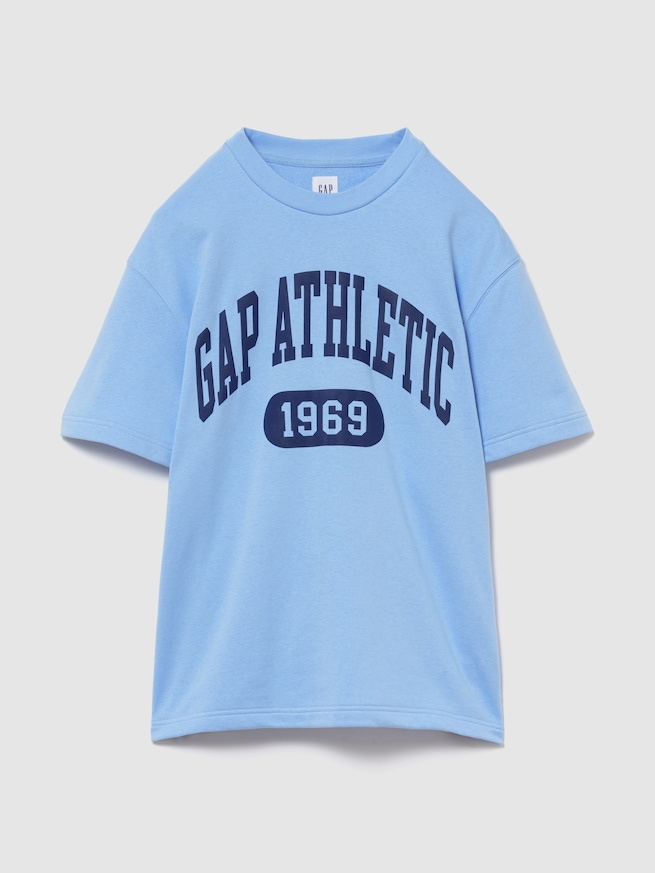 リラックスフィット フレンチテリー グラフィックTシャツ-0