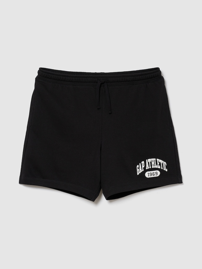 リラックスフィット フレンチテリー グラフィックショートパンツ-0