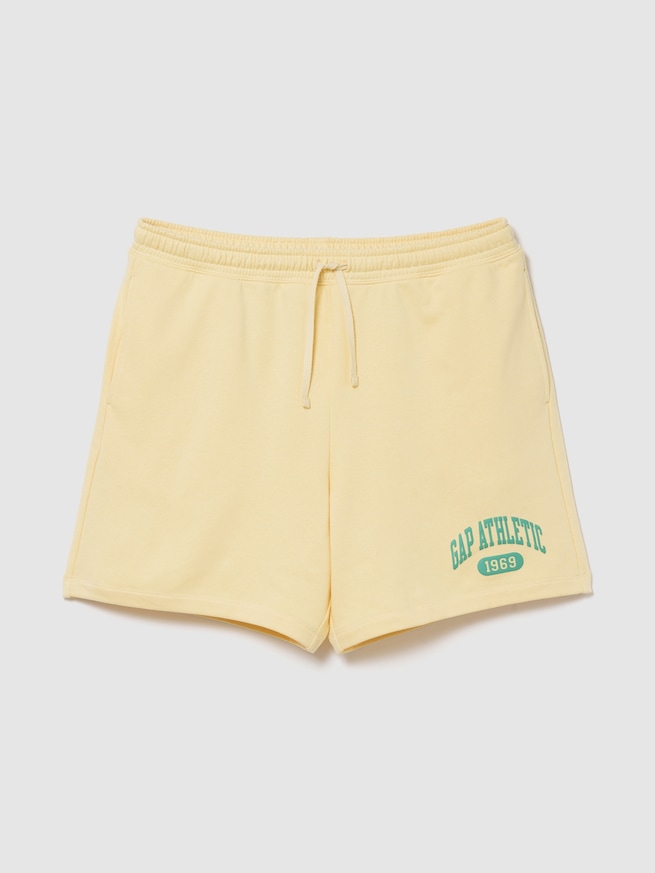 リラックスフィット フレンチテリー グラフィックショートパンツ-0