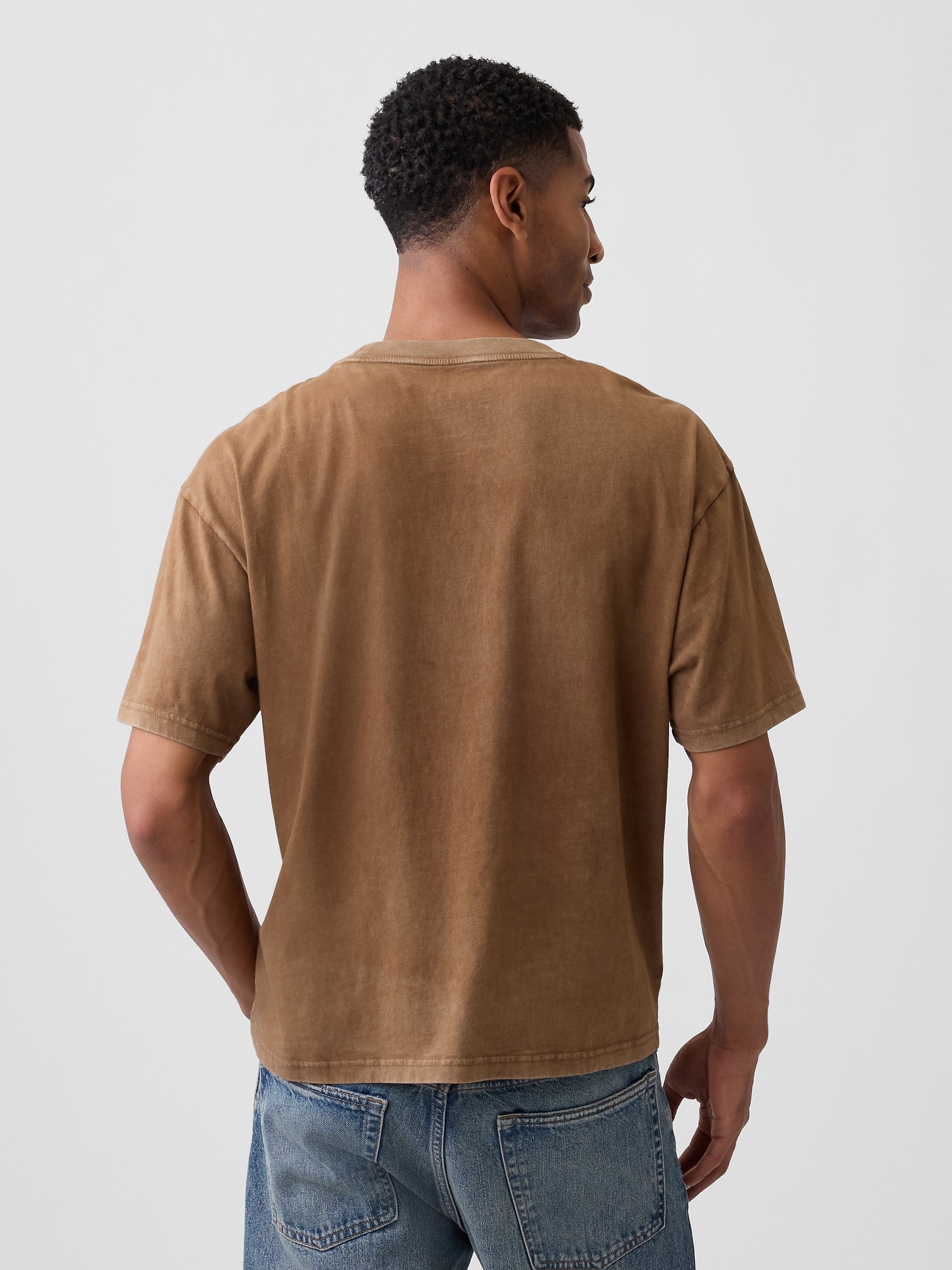 エブリディ ソフト ボクシー GAPロゴTシャツ-1