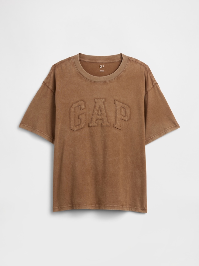 エブリディ ソフト ボクシー GAPロゴTシャツ-2