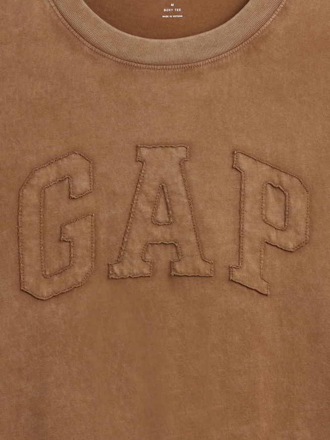 エブリディ ソフト ボクシー GAPロゴTシャツ-3