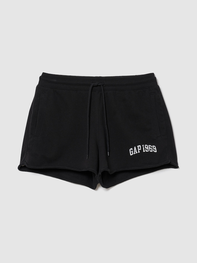 リラックスフィット フレンチテリー グラフィックショートパンツ-0