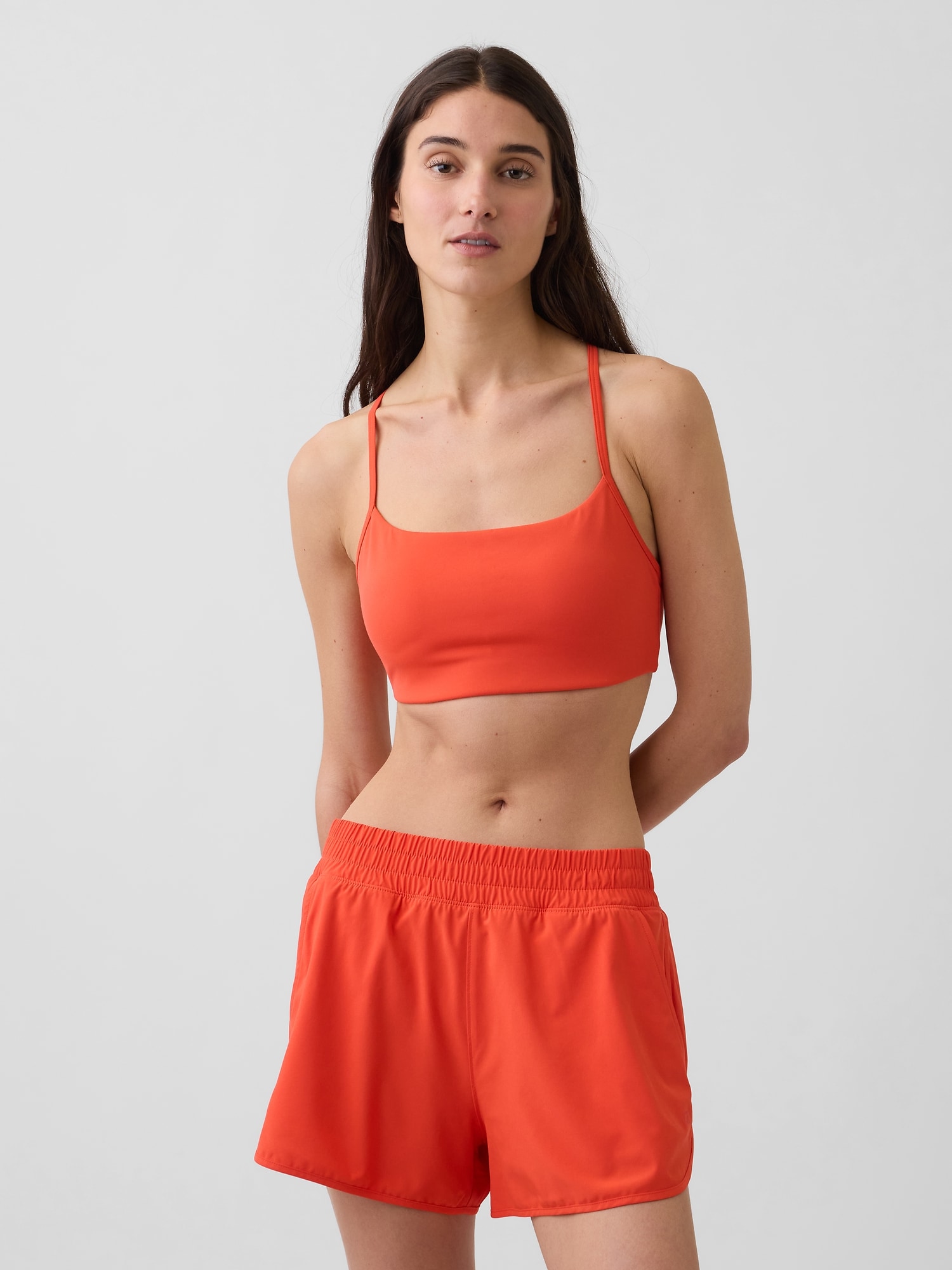 GapFit Smooth Racerback Sports Bra