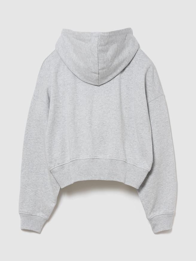 フレンチテリー オーバーサイズ GAPハートロゴ ジップアップパーカー-4