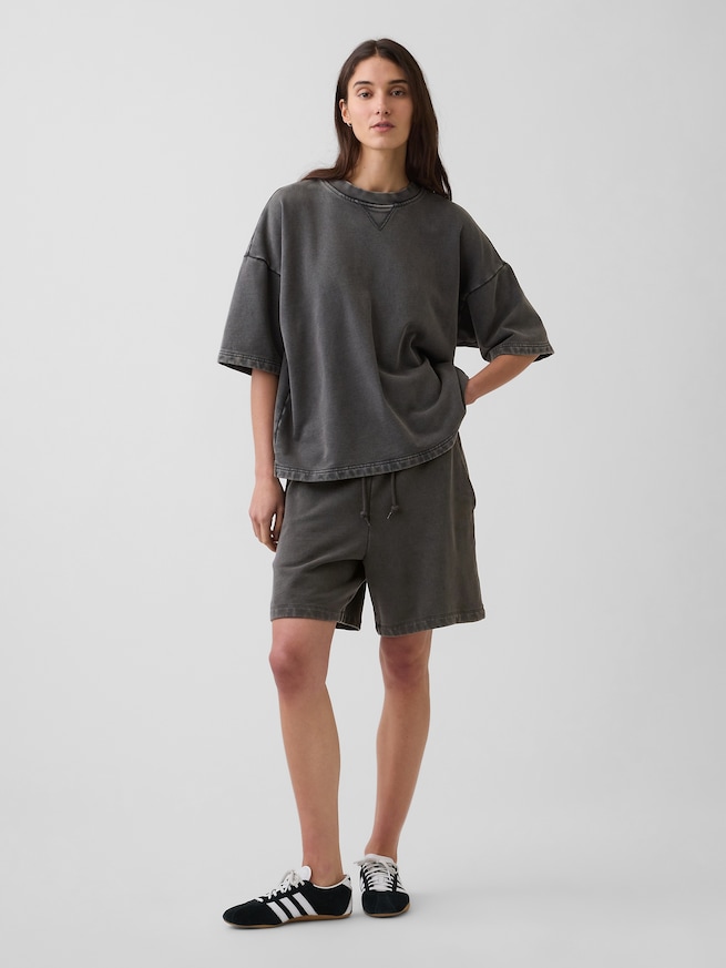 ヘビーウェイト フレンチテリー スウェットショートパンツ-5