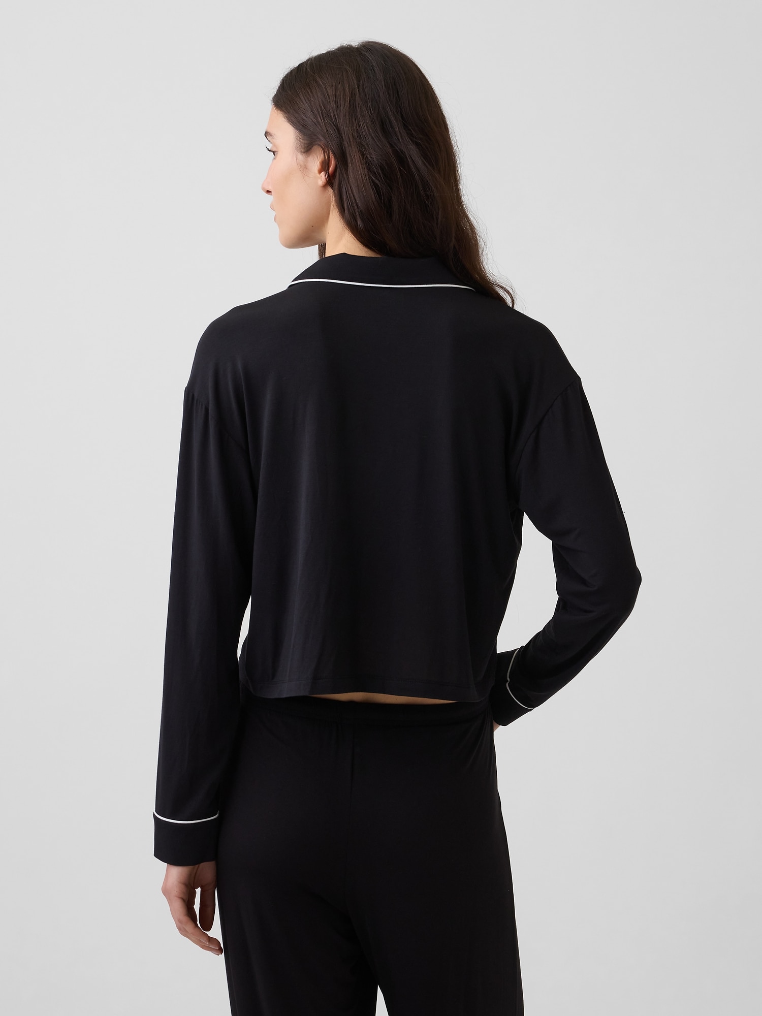 MadeSoft Modal Crop PJ Top