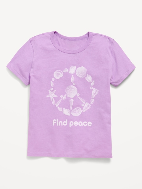 T-SHIRT À MANCHES COURTES À IMPRIMÉ POUR FILLE