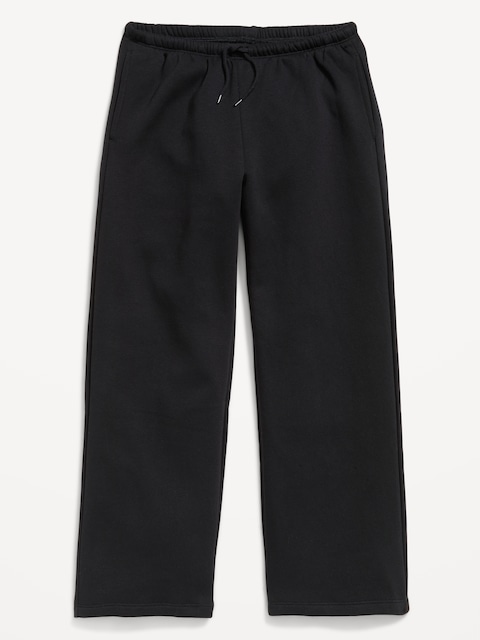 High-Waisted Graphic Wide-Leg Sweatpants for Girls