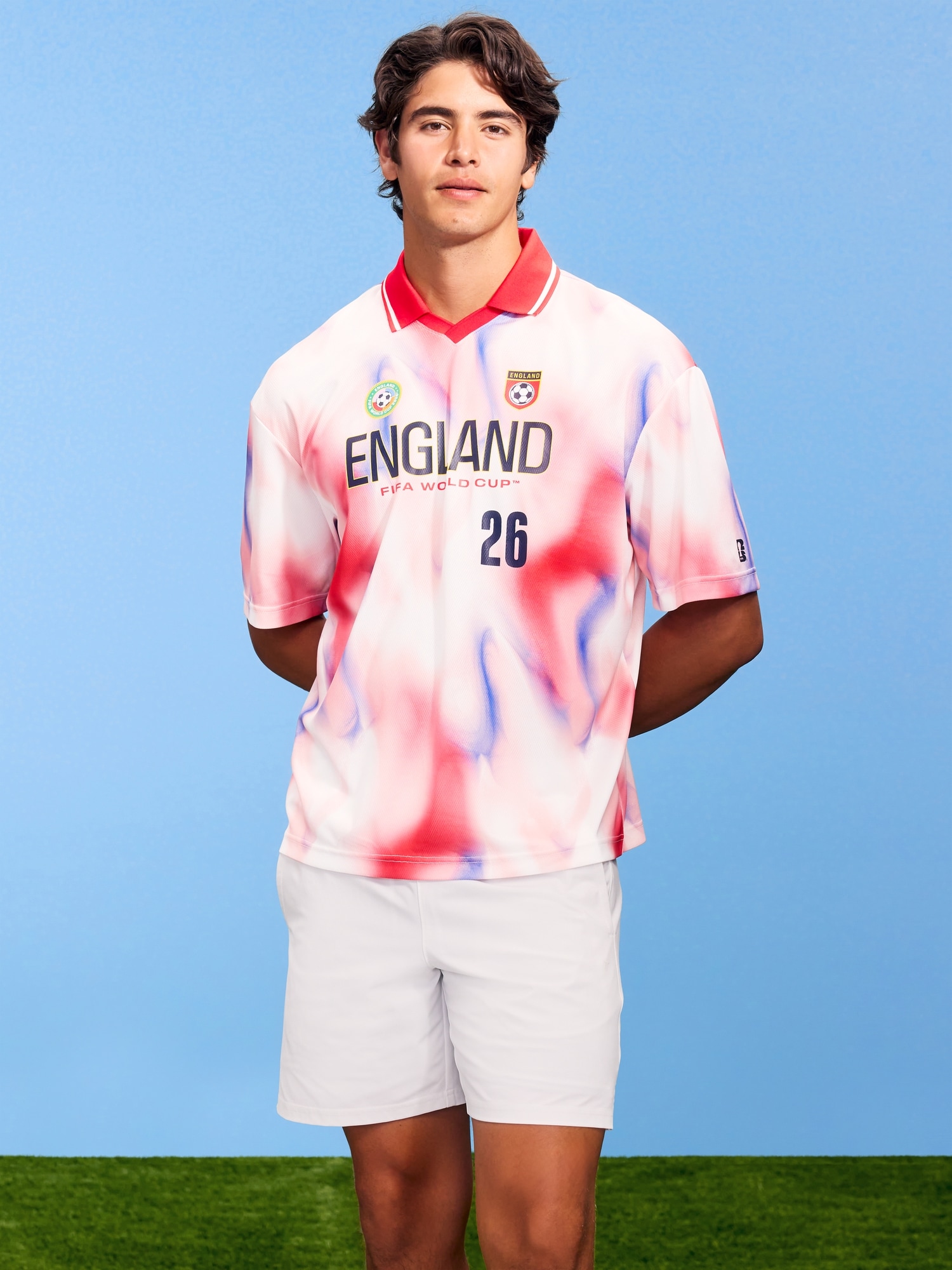 FIFA World Cup 26™ England Lifestyle Collared Jersey T-Shirt for Men