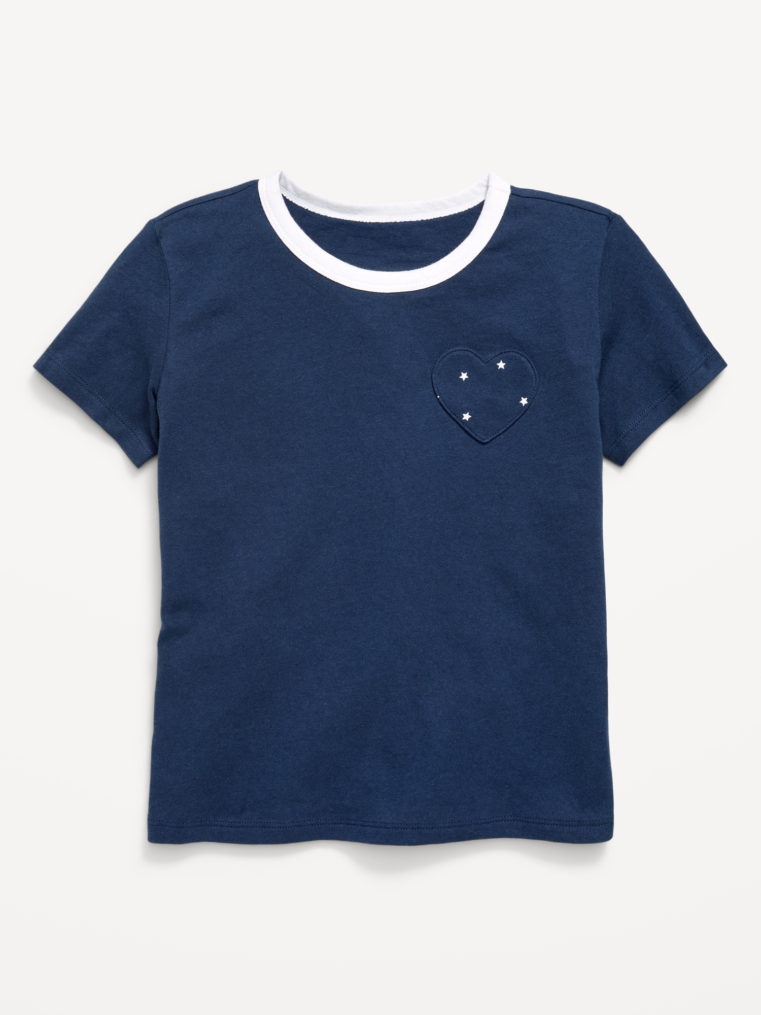 Softest Short-Sleeve Pocket T-Shirt for Girls