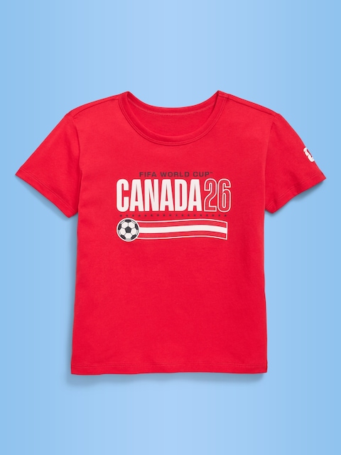 T-SHIRT À IMPRIMÉ DE LA COUPE DU MONDE DE LA FIFA 26™, CANADA POUR FILLE