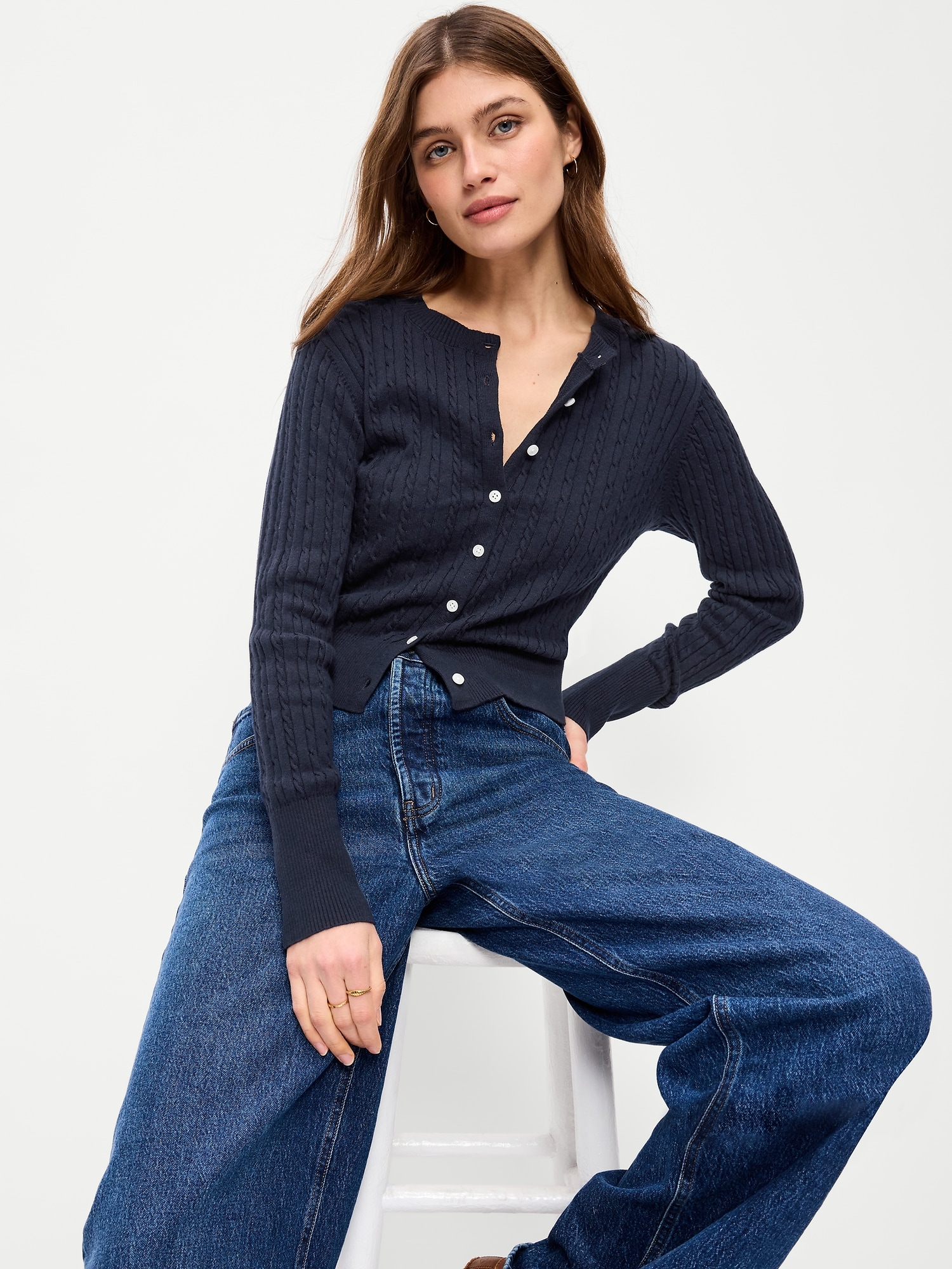 CARDIGAN RAS DU COU SOSOFT