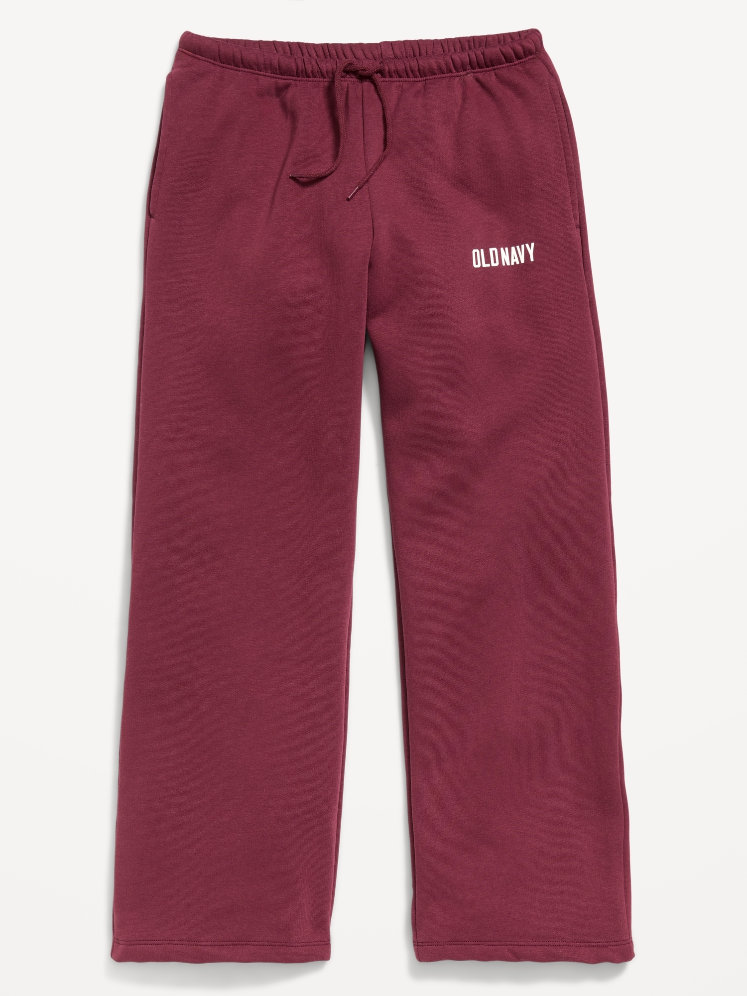 High-Waisted Logo Graphic Wide-Leg Sweatpants for Girls