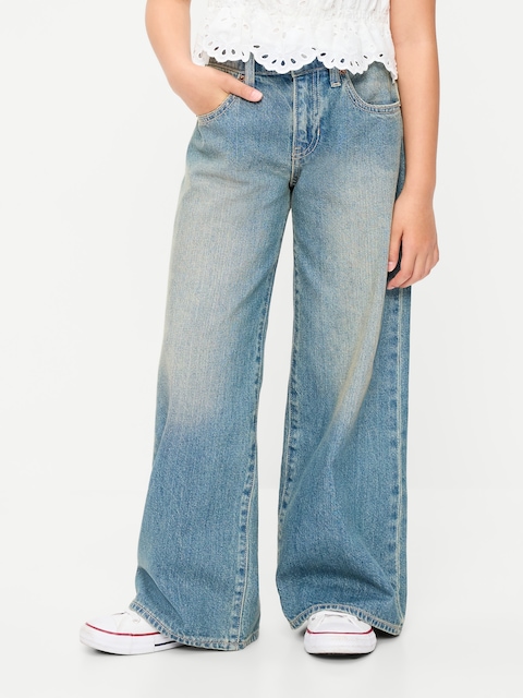 Super Baggy Wide-Leg Jeans for Girls