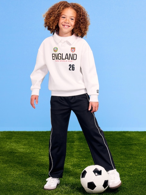 FIFA World Cup 26™ England Dynamic Fleece Collared Graphic Sweatshirt for Kids