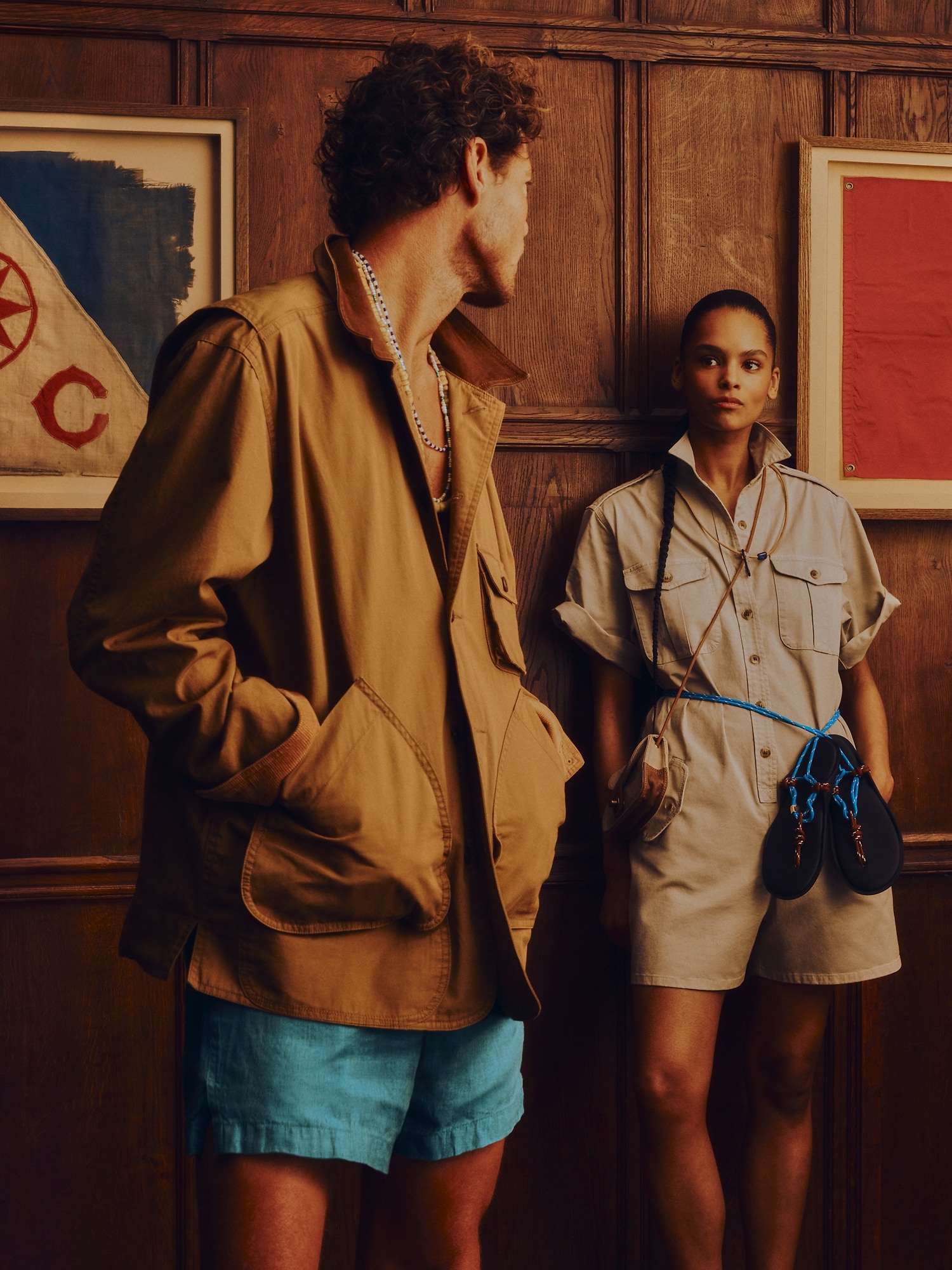 Archive Reissue Walking Jacket with Suede Collar