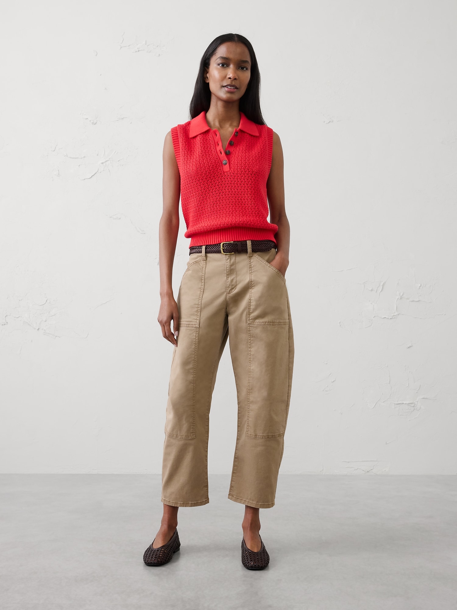 Textured Sweater Polo