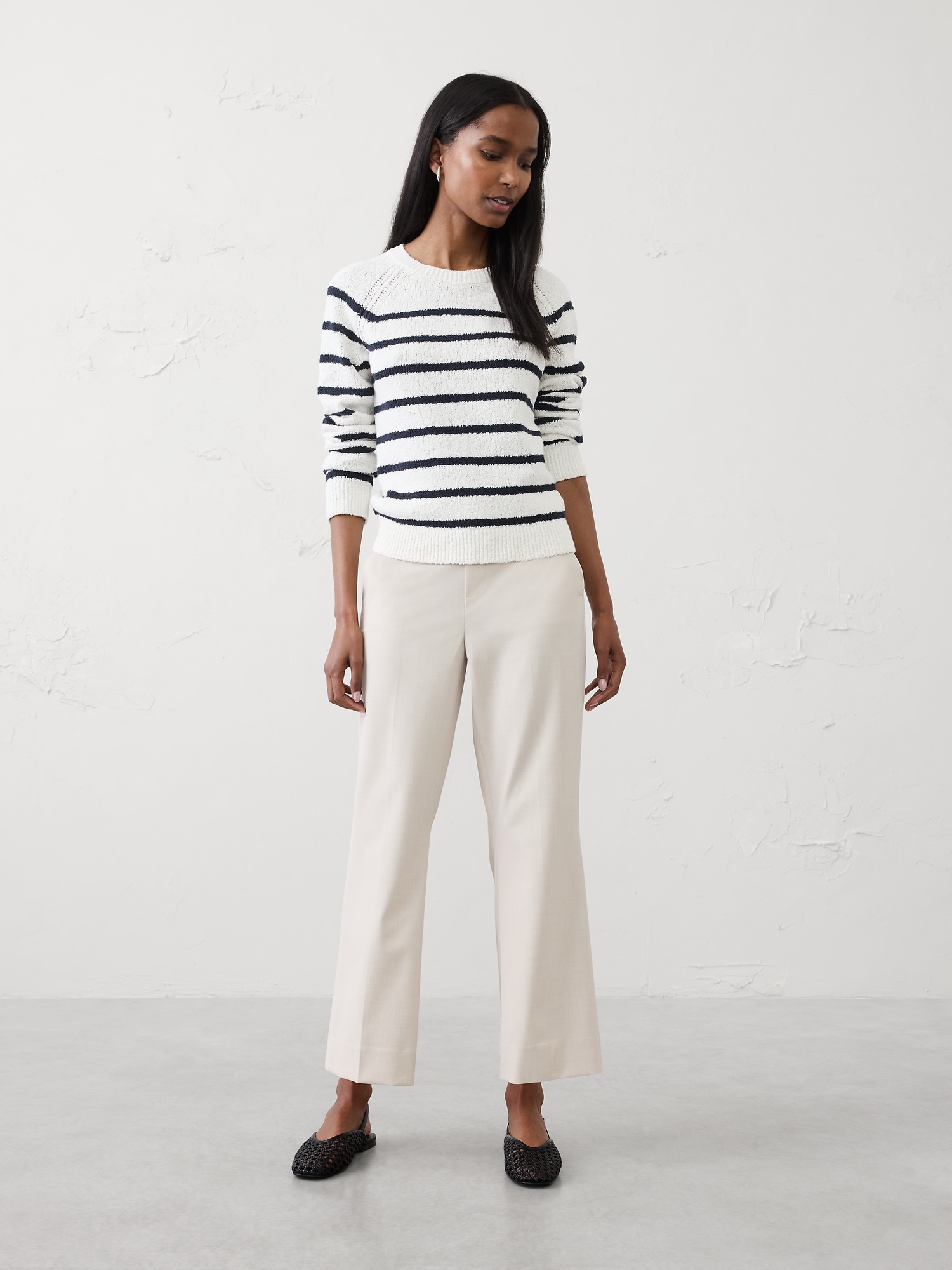 Hayden Sculpted Bootcut High-Rise Stretch Cropped Pant