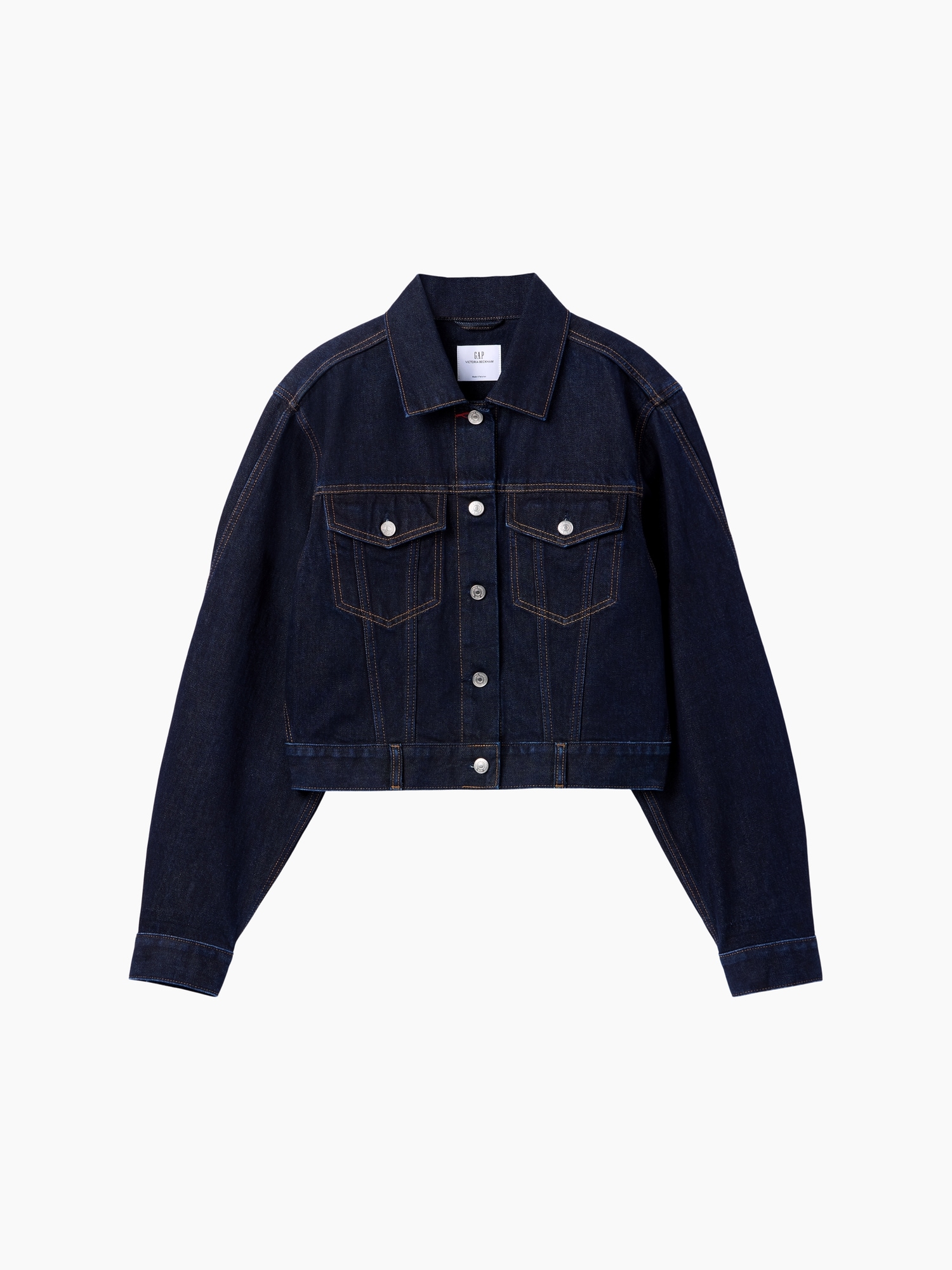 Victoria Beckham Relaxed Crop Denim Jacket